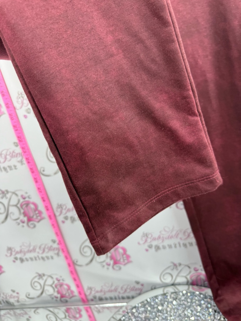 Disney sweatpants, Mickey and friends Mickey Mouse Maroon Track Pants White Logo - Picture 5 of 10